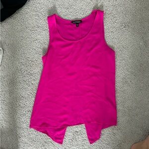 Express Fuchsia Tank Top with open back